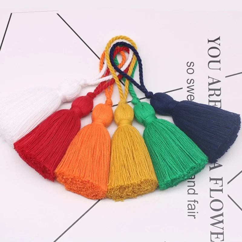 

5Pcs/Bag 11Cm Cotton Tassels Hanging Rope Fringe Tassel DIY Sewing Curtains Garment Home Decoration Jewelry Craft Accessories