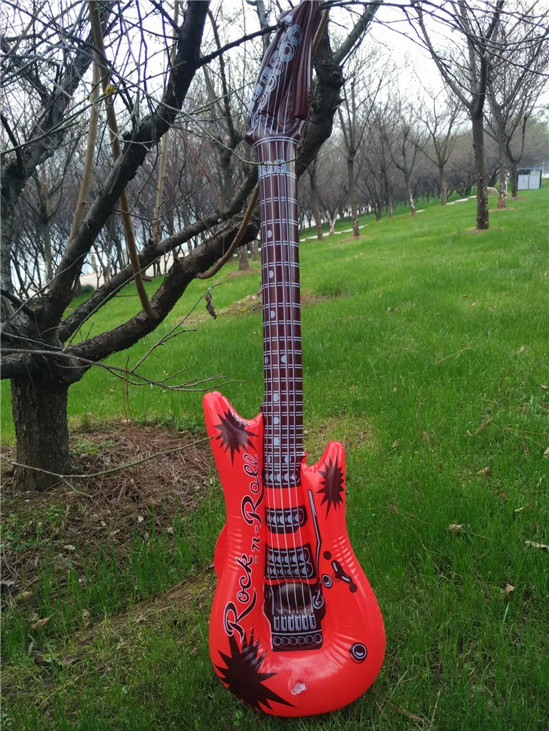 95 см надувная гитара ПВХ реквизит для сцены детский симулятор надувной