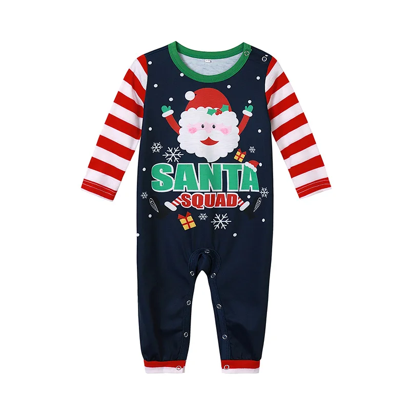 

New Family Christmas Pajamas Set Letter Print Adult Women Kids Family Matching Clothes Xmas Family Sleepwear 2PCS Sets Top+Pants