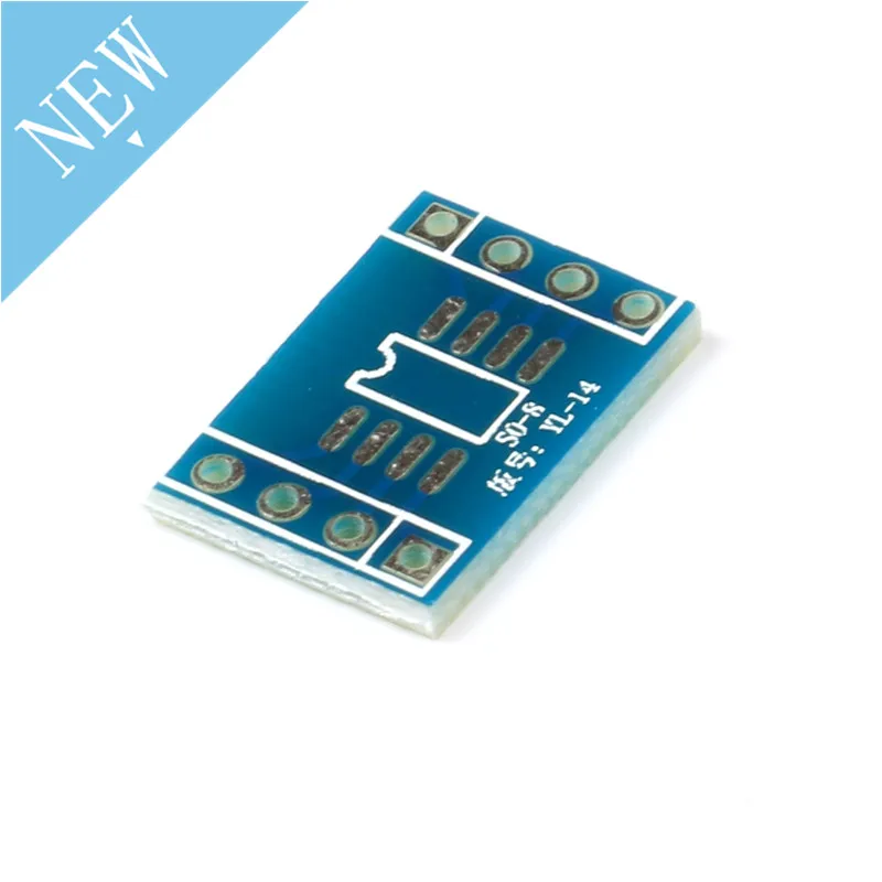 Адаптер SOP 8 SOP8 SO8 К DIP8 20 шт. плата PCB преобразователь DIP адаптер пластина MSOP8 SOIC8 TSSOP8