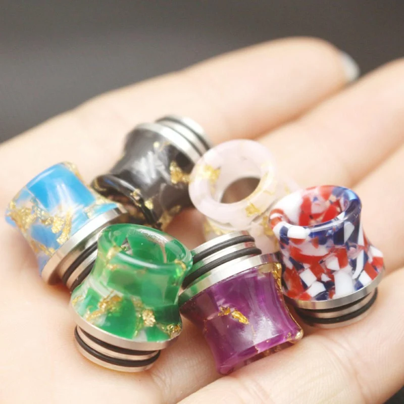 

810 Drip Tip Stainless Resin 810 Mouthpiece For V12 Atomizer RDA RTA Tank E Cigarettes Vape Accessories