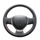 Искусственная кожа рулевого колеса автомобиля крышки для Suzuki Swift 2011-2017 Vitara 2015-2019 Celerio 2015-2019 SX4 S-CROSS 2013-2019