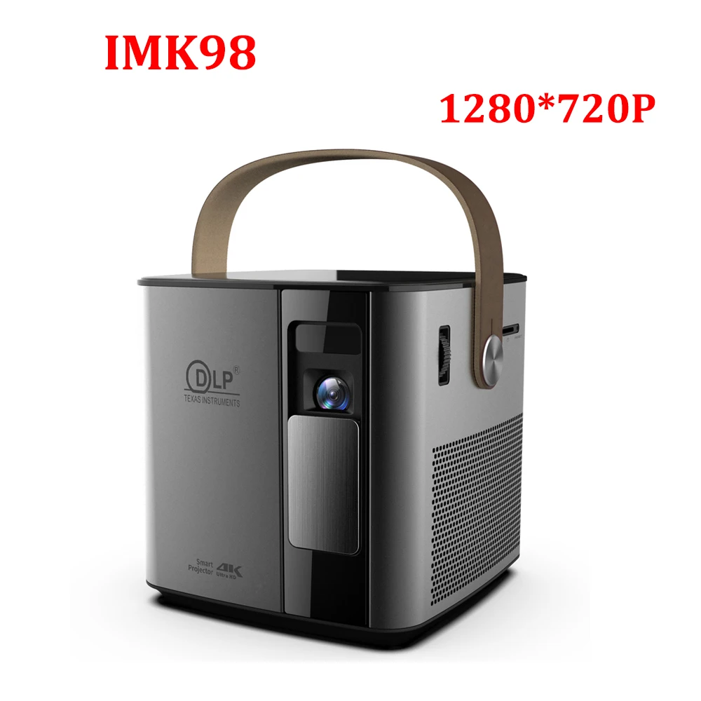 Смарт проектор IMK98 DLP Android 5 1 AmlogicT968 2 ГБ 16 1280*720P 4G/Φ Wi Fi Bluetooth 4 светодиодный для