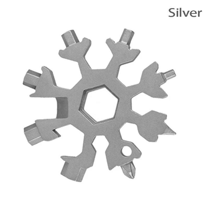 1 Pcs Multifunctional Snowflake Wrench Multi-Purpose Hexagonal High Carbon Steel Universal Portable Opening Tool |