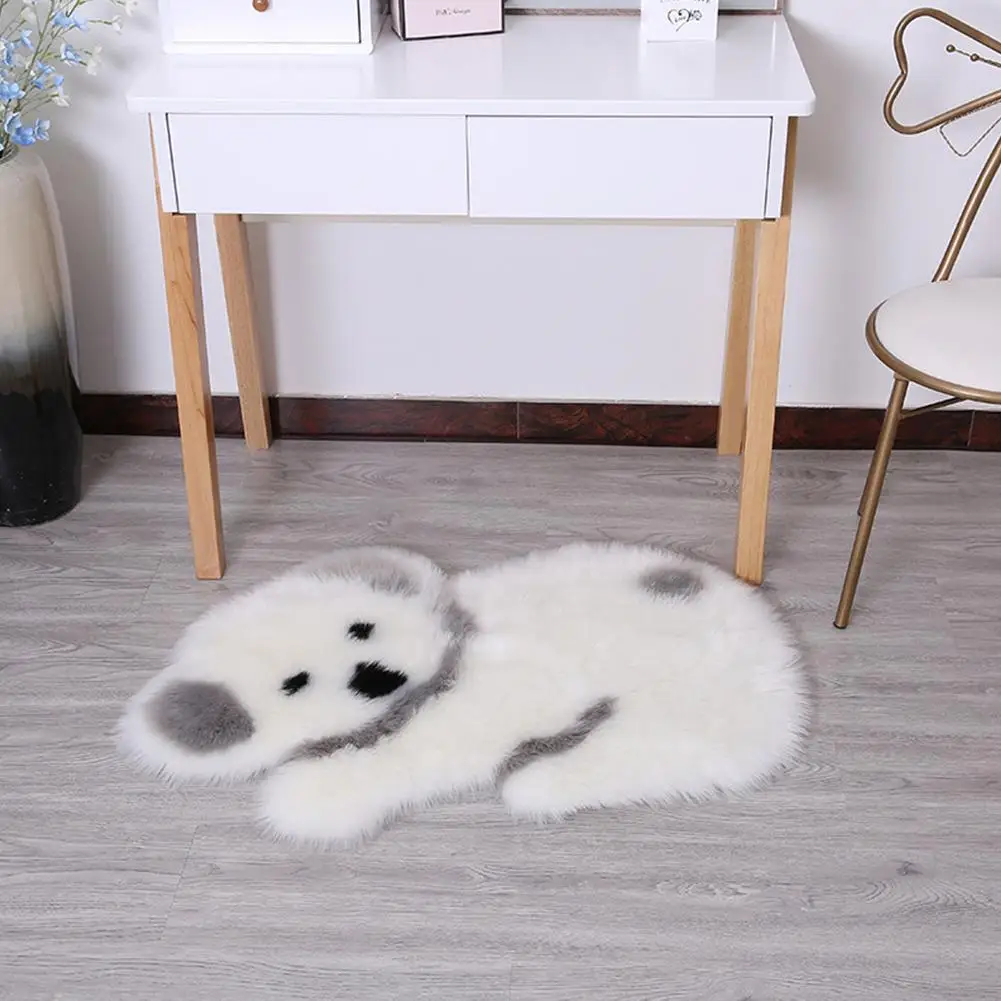 

Коврики и ковровые покрытия из искусственной кожи с мультяшным рисунком панда, коала, нескользящий прямоугольный напольный коврик для гост...