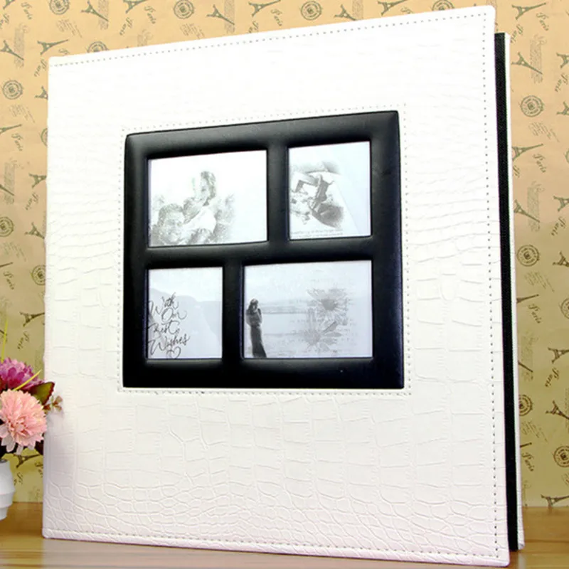 Альбом PocketsWedding 400 из искусственной кожи Обложка для большой семьи свадьба
