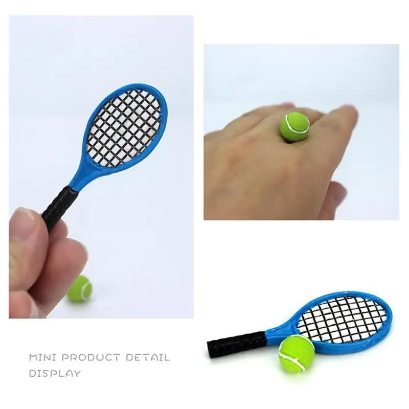 1 * Мини ракетка для тенниса + в масштабе 1:12 миниатюрная модель карманного мини