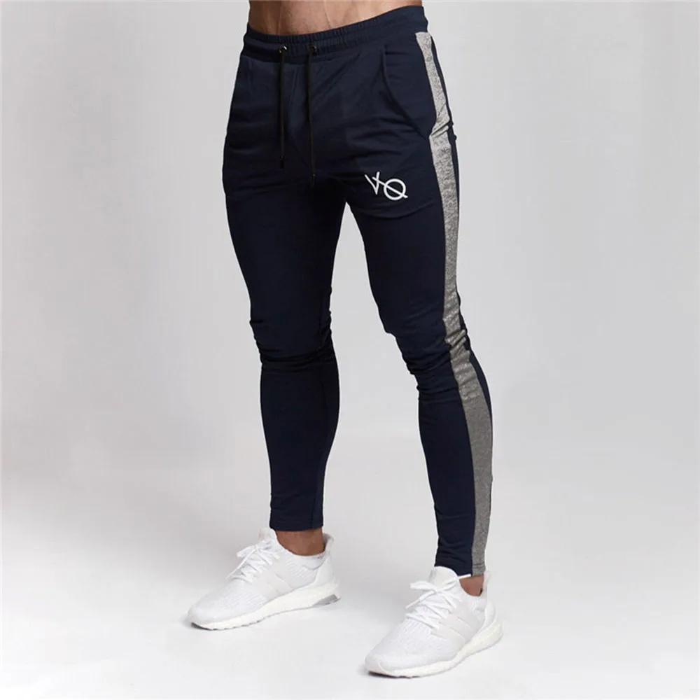 

New Fitness Sports Pants Men Autumn Outdoor Basketball Training Slim Stretch Pants Cotton Running Casual Pants For Men