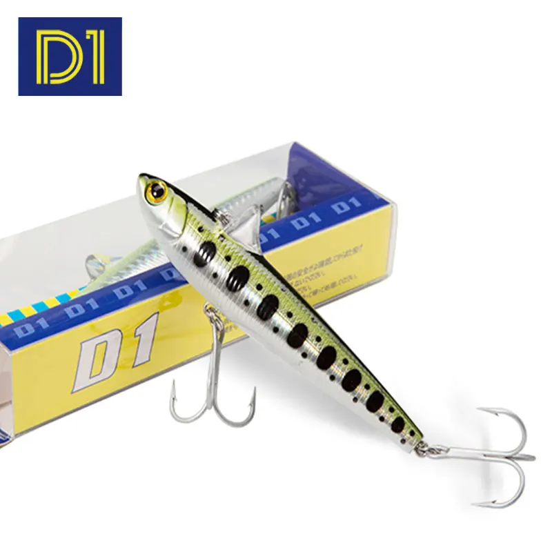 

D1 NEW VIB Fishing Lures Winter Vibration Sinking Rolling Bait 100mm 30g Artificial Swimbait Bass Pike Fishing Tackle