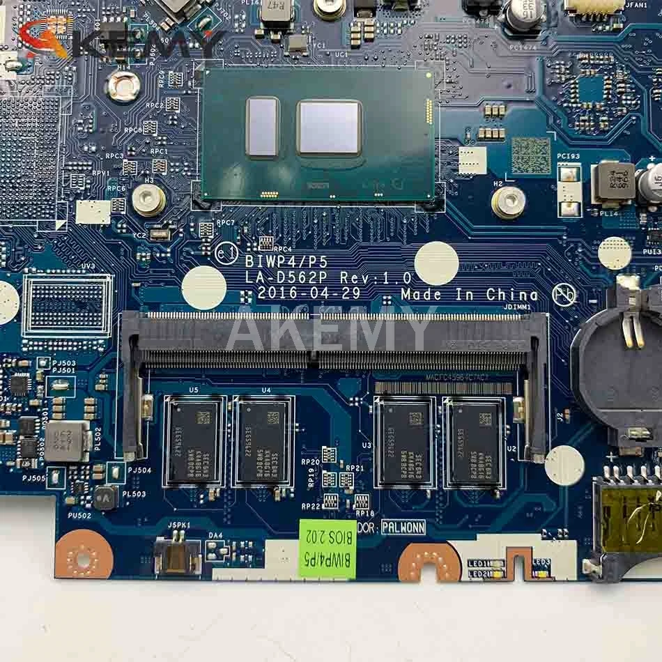 LA D562P материнская плата для ноутбука Lenovo 110 15isk Материнская I5 6200u CPU 4GB тест работы