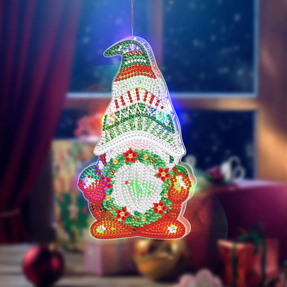 

DIY специальный фонарь DIY Алмазная мозаика лампа освещение домашний декоративный реквизит Рождественская елка подвесные украшения Декор