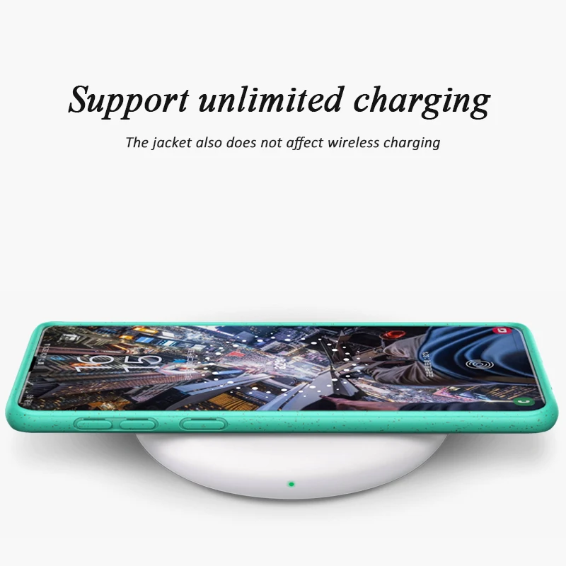 LUPHIE экологичный силиконовый чехол для samsung Galaxy S10 Plus S10e противоударный Note 10 + Чехлы