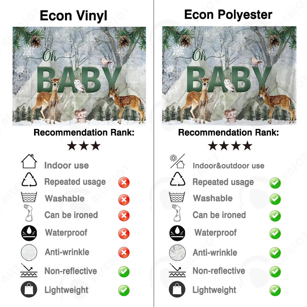 Фон для фотосъемки с изображением оленя и леса