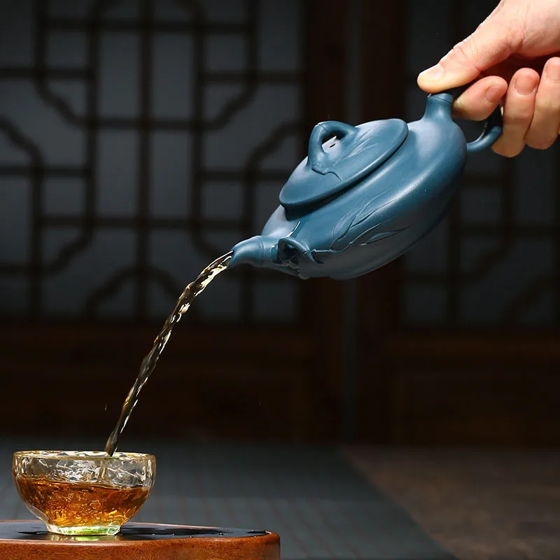 Исин ручной работы чайник руды грязи бамбуковый креативный Teaware отправить