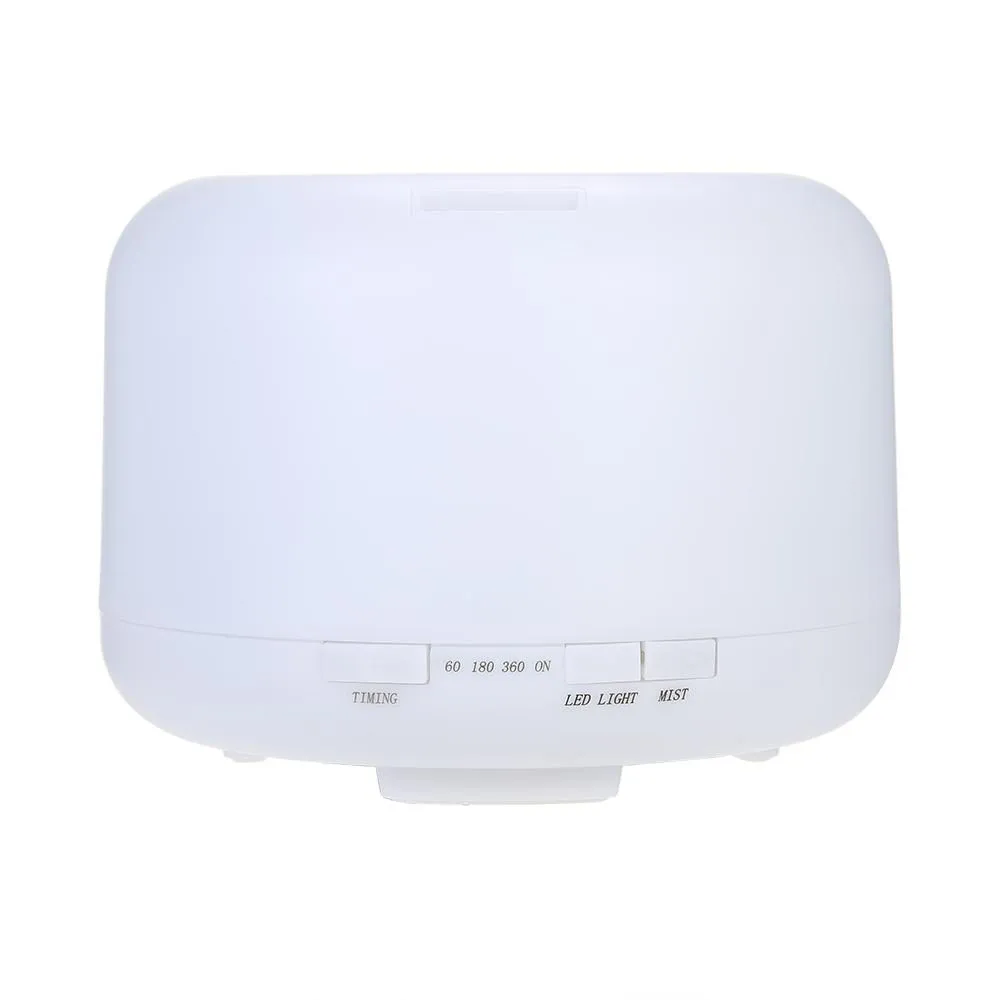 

500ML Essential Oil Aroma Diffuser 2 Levels Adjustable Mist Maker Ultrasonic Humidifier with 7 Colors LED Night Light