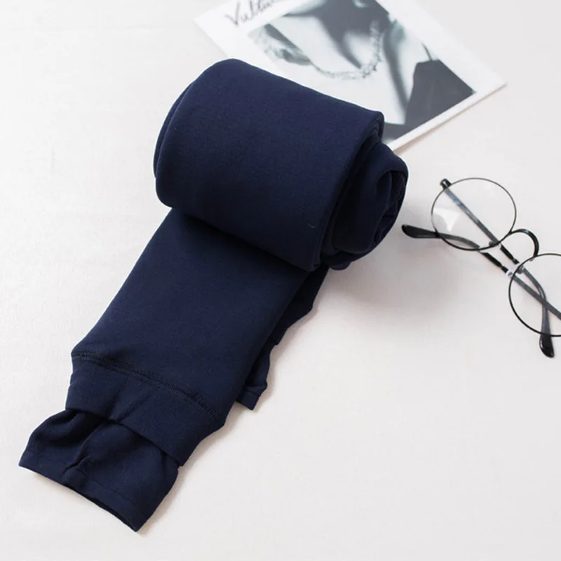 88P Navy Blue 8 цветов S-3XL зима плюс кашемировые леггинсы женские повседневные теплые плюс размер из искусственного бархата трикотажные толстые тонкие леггинсы повышенной эластичности - Цвет: 88P Navy Blue
