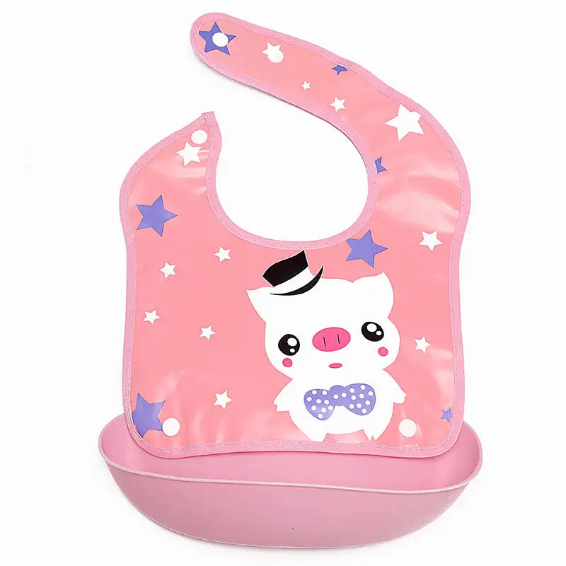 Balleenshiny водонепроницаемые детские нагрудники EVA с мультяшным животным водонепроницаемый нагрудник детский слюнявчик полотенце для маленьких детей Одежда для кормления аксессуары