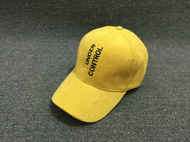 

Autumn and winter new cap men's and women's Korean corduroy letter baseball cap fashion hat
