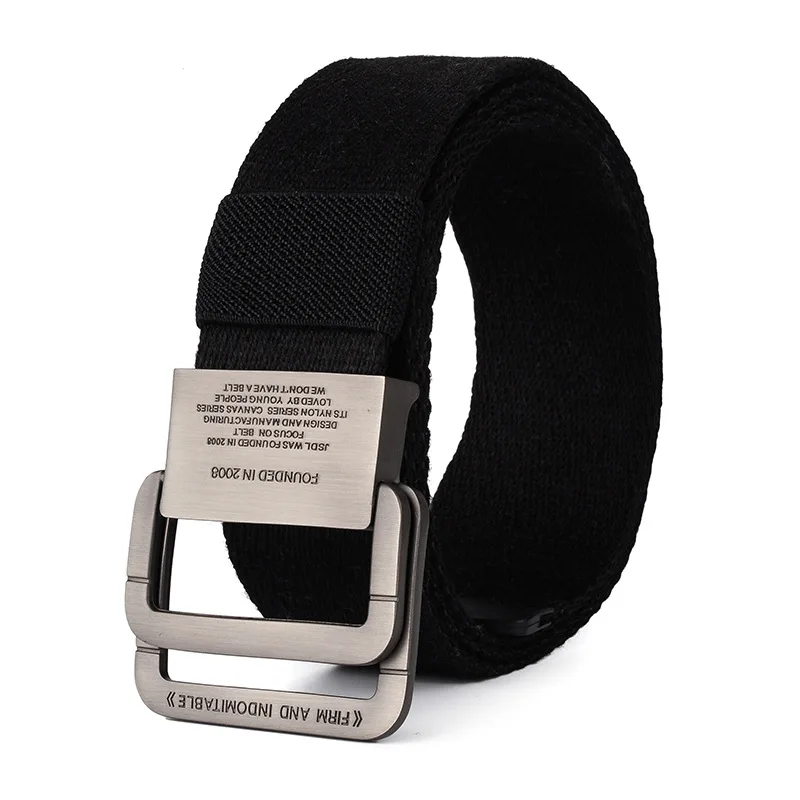 Ремень мужской нейлоновый парусиновый тактический брезентовый с двойной