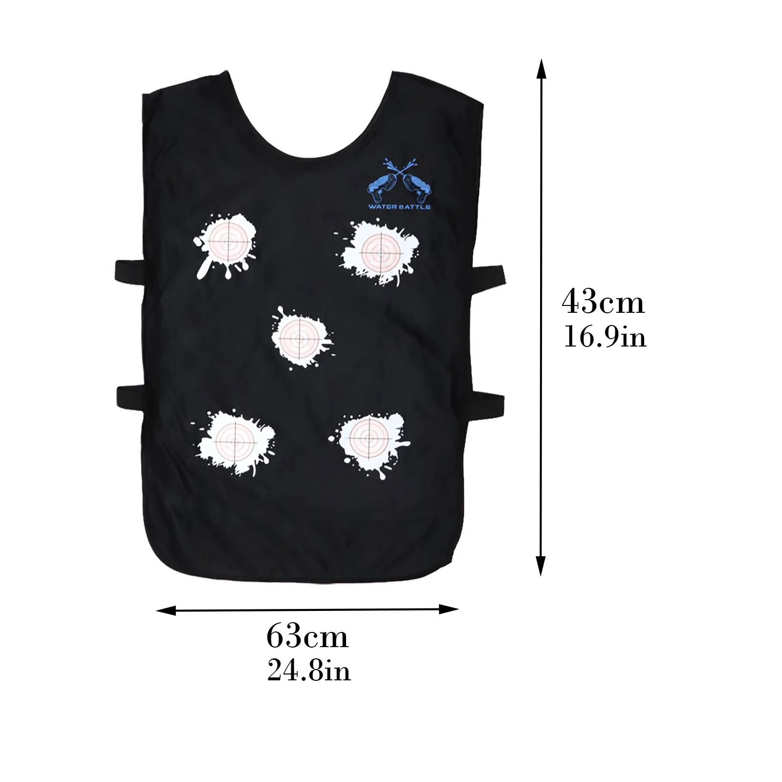 

Water Activated Target Vests Adjustable Water Summer Outdoor Or Backyard Water Toy For Teen Kids And Adults Pools Party Games