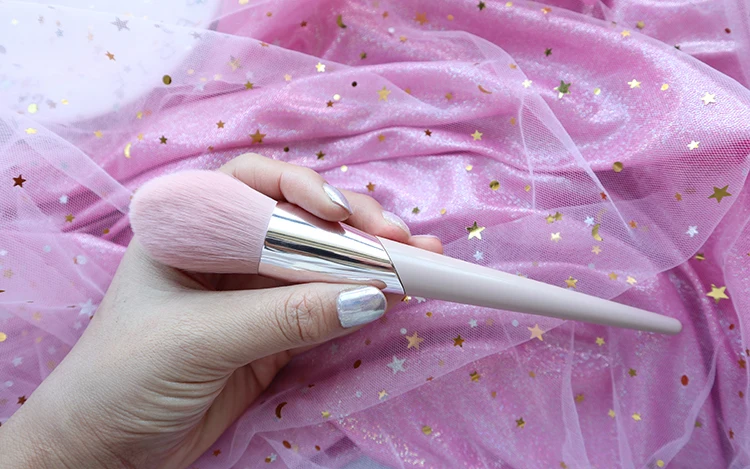 BBL розовые Премиум кисти для макияжа свободная пудра полировка коррекция румян