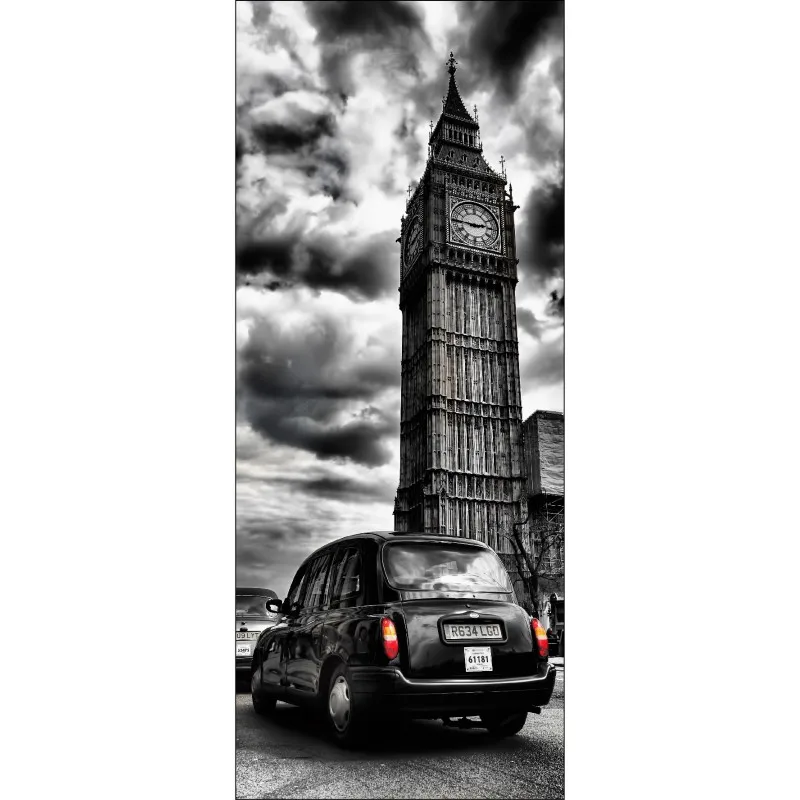 Наклейка на холодильник сделай сам Лондонское такси посудомоечная машина