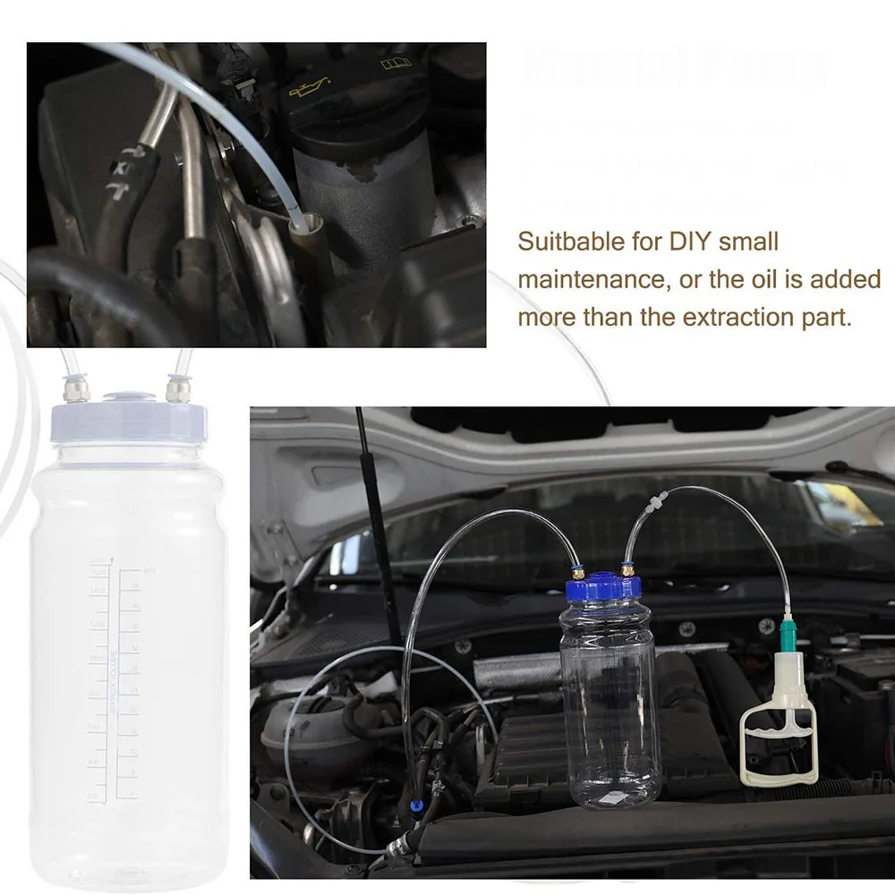 Насос для извлечения масла и жидкости 2 0 л 2л универсальное ручное всасывание