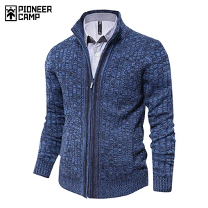 Пионерский лагерь мужские свитер известные бренды одежды slim fit молнии свитера мужские наивысшего качества кардиган для мужчин