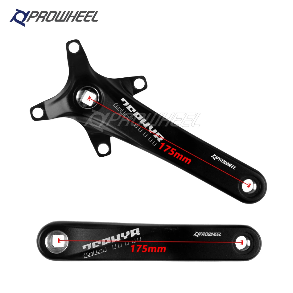 Звездочка квадратного отверстия для велосипеда PROWHEEL 104BCD 170/175 мм коленчатая