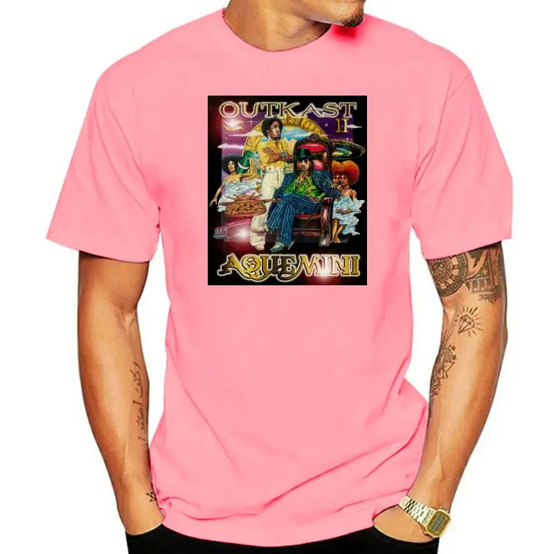 

NEW OUTKAST AQUEMINI RAP HIP HOP MUSIC BLACK T-SHIRT USA SIZE S-XXXL ZM1