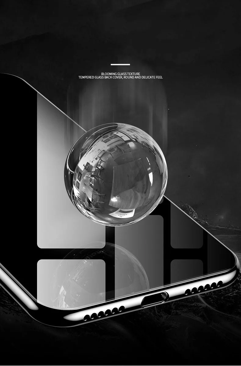 Чехол для iPhone 11 12 Pro Max X XR XS 8 7 6 6s Plus закаленное стекло | Мобильные телефоны и