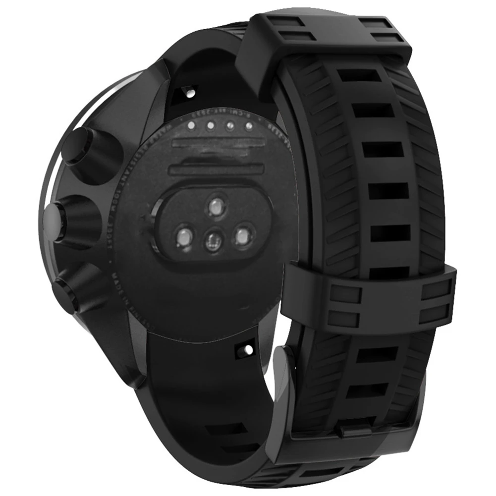 

Silicone Watch Band Replacement Comfortable Wristband Adjustable Length Durable Bracelet Strap Belt for Suunto 9 Baro Suunto 9
