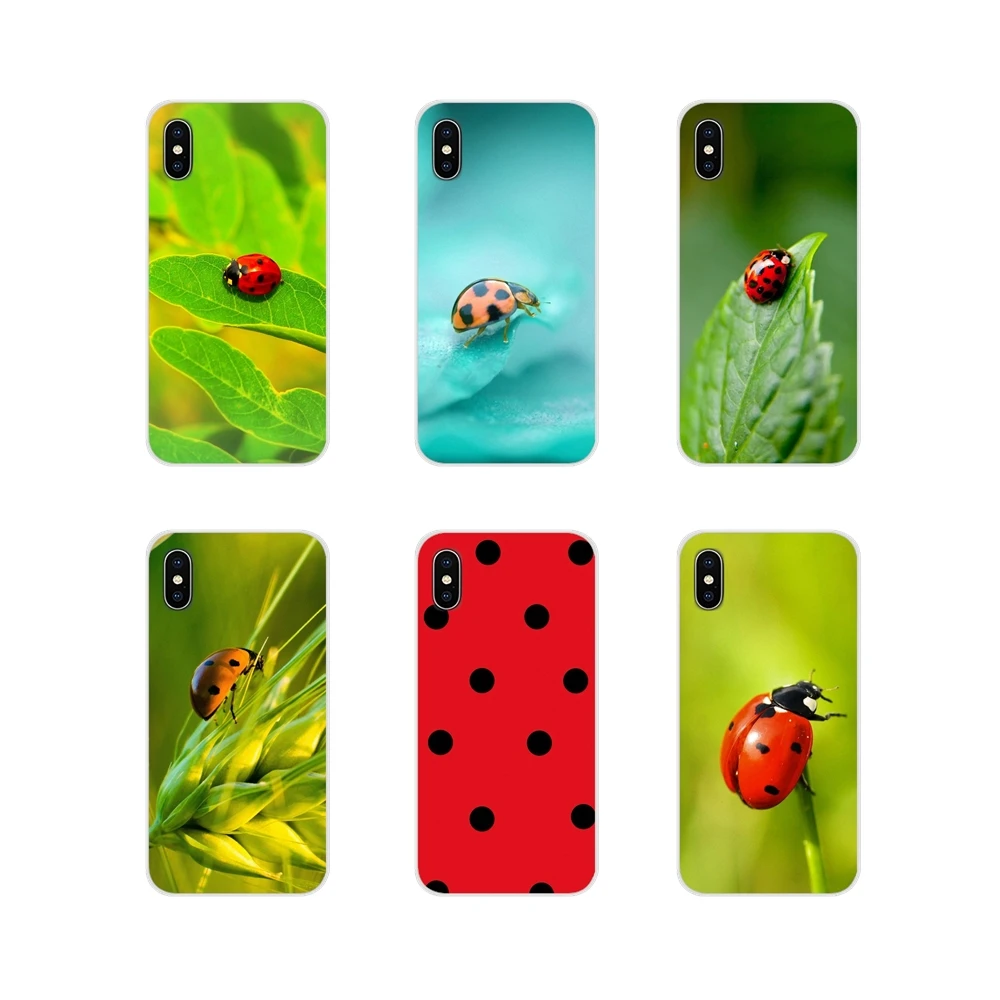 Насекомые Seven-star Божья коровка для Samsung Galaxy S2 S3 S4 S5 Mini S6 S7 Edge S8 S9 S10E Lite Plus Аксессуары