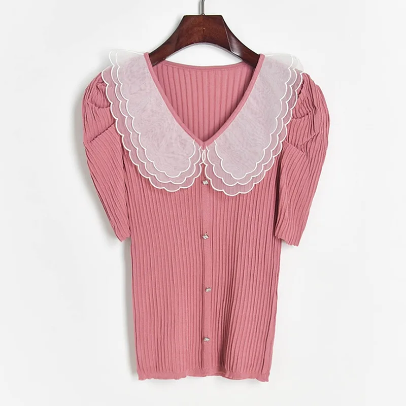 

Ladies Knitted Sweater Women Pullovers Jumper 2020 Summer Women Sweaters Pullover Soft Slim Fit Top Knitwear Female