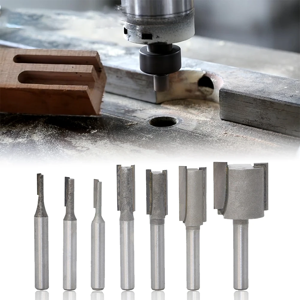 

Hard alloy Router Bits 1PCS Single Double Flute Anti kickback design Brand new
