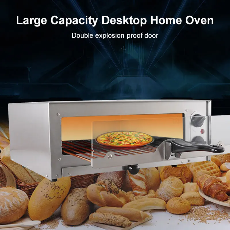 Электрическая печь для маленькой пиццы яиц Tart куриные крылья двойная духовка