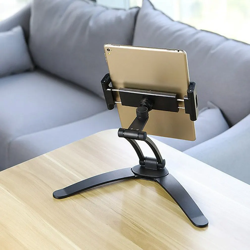 

Desktop Live Broadcast Lazy Aluminum Alloy Holder No Trace And Stability Bathroom Stand For 6-15 InchTablet Phone