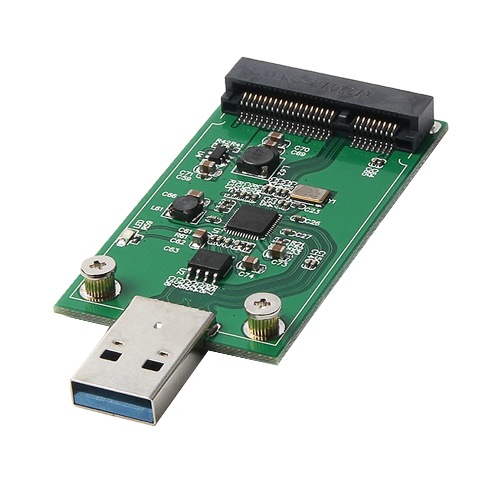 MSATA SSD к USB 3 0 адаптер карта твердотельного накопителя конвертер|Компьютерные