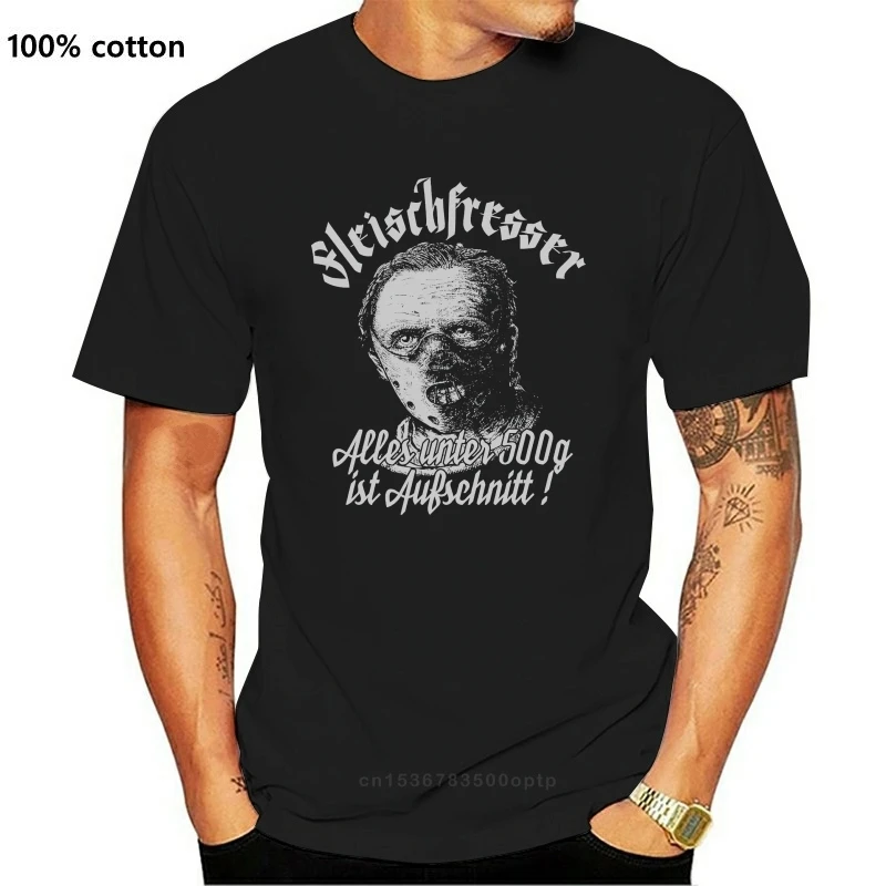 

New Hannibal Lecter T-Shirt Dr Schweigen der LammerLambsKitchenKultFun 100% Cotton Short Sleeve O-Neck Tops Tee Shirts 2021