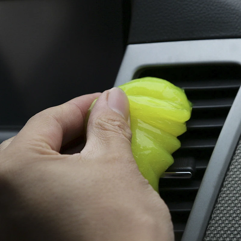 

Practical Cleaner Magic Groove Dust Cleaning Compound Slimy Gel Wiper For Keyboard Car Laptop Cleaning Tool Random Color