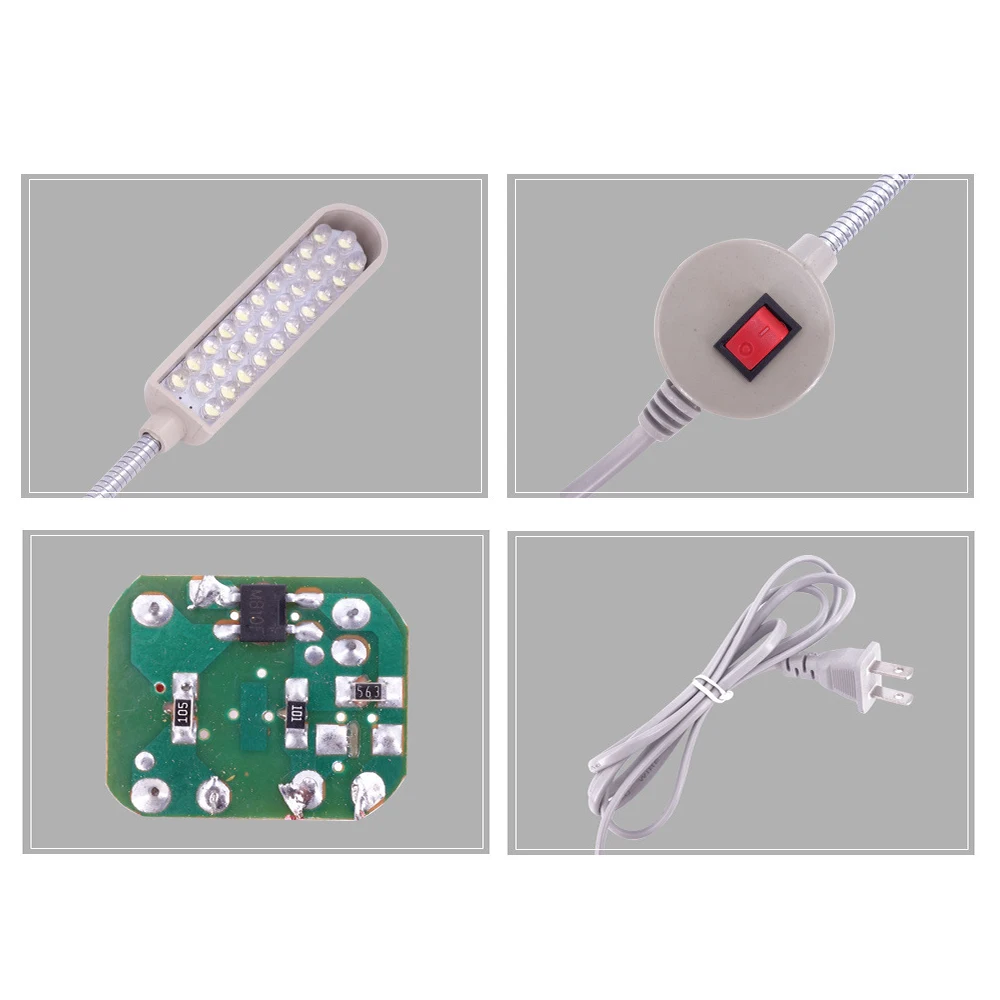 Швейная лампа 30 светодиодный швейный станок для одежды светильник дома рабочего