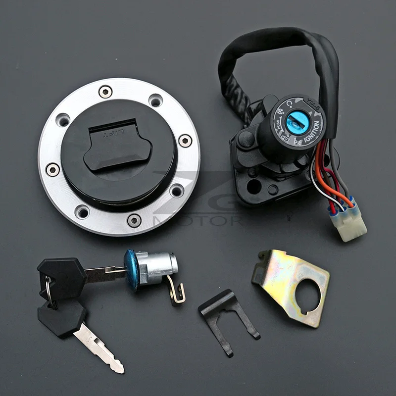 Замок зажигания Набор топливного бака замок подходит для Suzuki GSX1300R 1997 2007 Hayabusa 1998