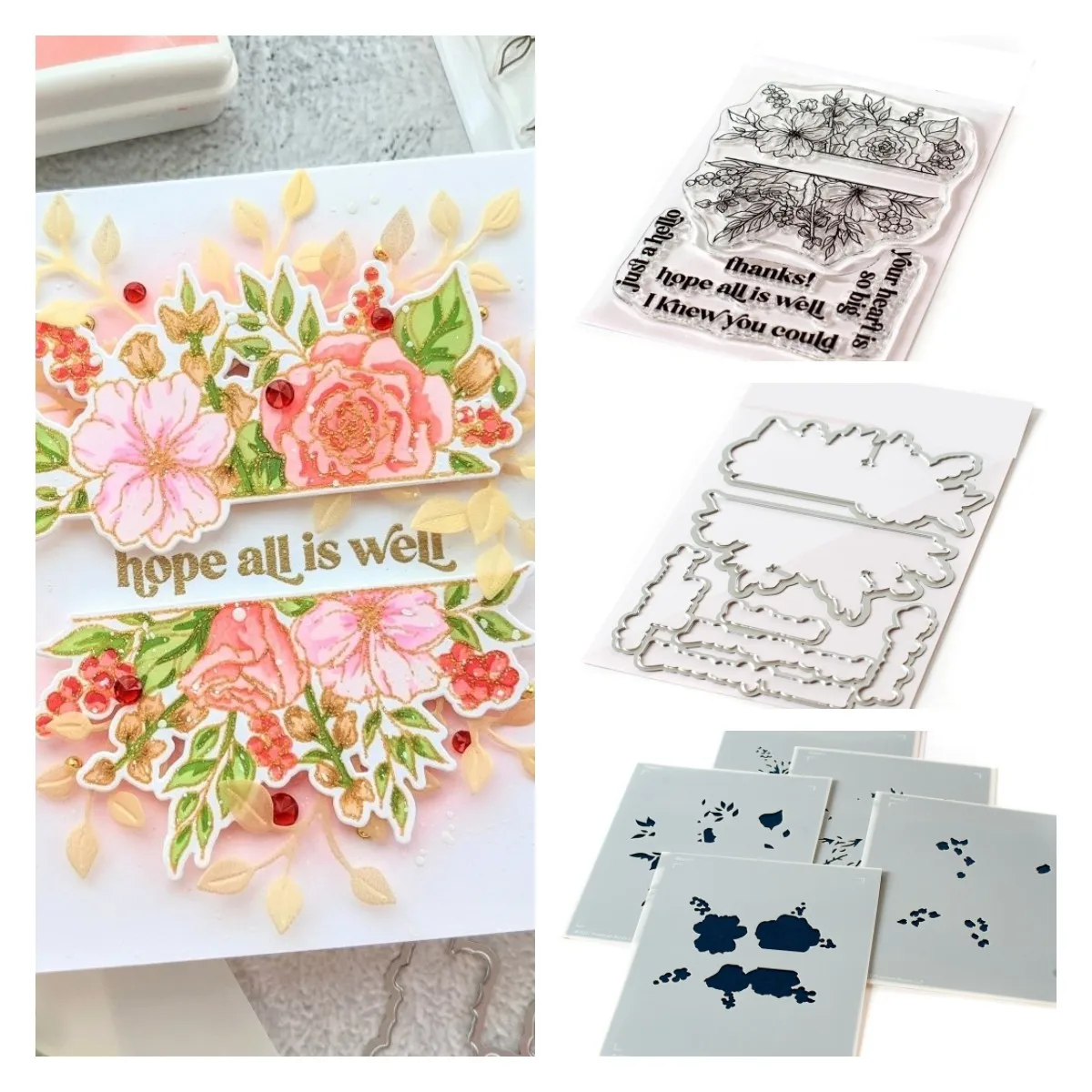 

Just a hello flower Cutting Dies Stamps Stencil Scrapbook Diary Decoration Stencil Embossing Template DIY Greeting Card Handmade