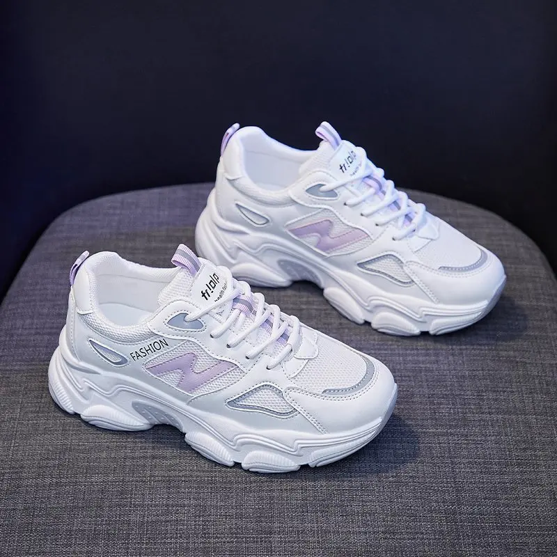 

Women Sports Sneakers Running Shoes Autumn spring 2021 Vulcanized Women's Casual Breathable Mesh Walking Female Trainers Shoes
