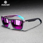 Мужские ультралегкие солнцезащитные очки KDEAM, зеркальные поляризационные очки в квадратной оправе, спортивные солнцезащитные очки UV400, зеркальные очки CE 5XH