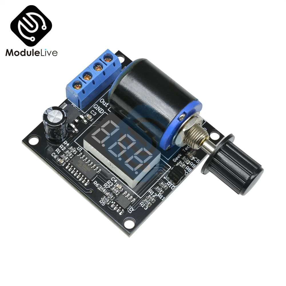 Цифровой генератор сигналов модуль Плата DC 12 В 24 В 4-20мА 3 цифры дисплей DIY Kit регулируемый ток точность частоты