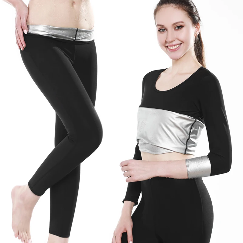 2020 модное термобелье женское костюмы для сауны и пота спортивные модные кальсоны