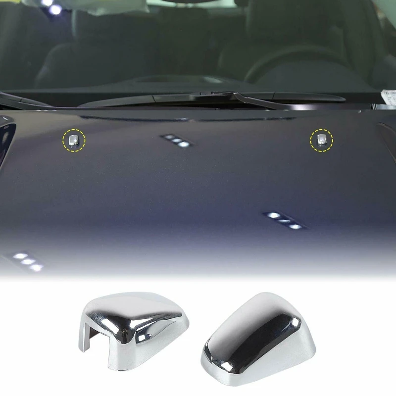 

for Dodge Charger Challenger 2010-2014 Car Front Windshield Washer Nozzle Wiper Spray Cover Trim