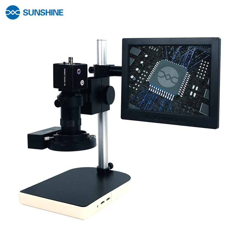 

SUNSHINE MS8E-01 HD Digital Electron Microscope for PCB Board Repair Amplification Magnifier 21-135 times magnification