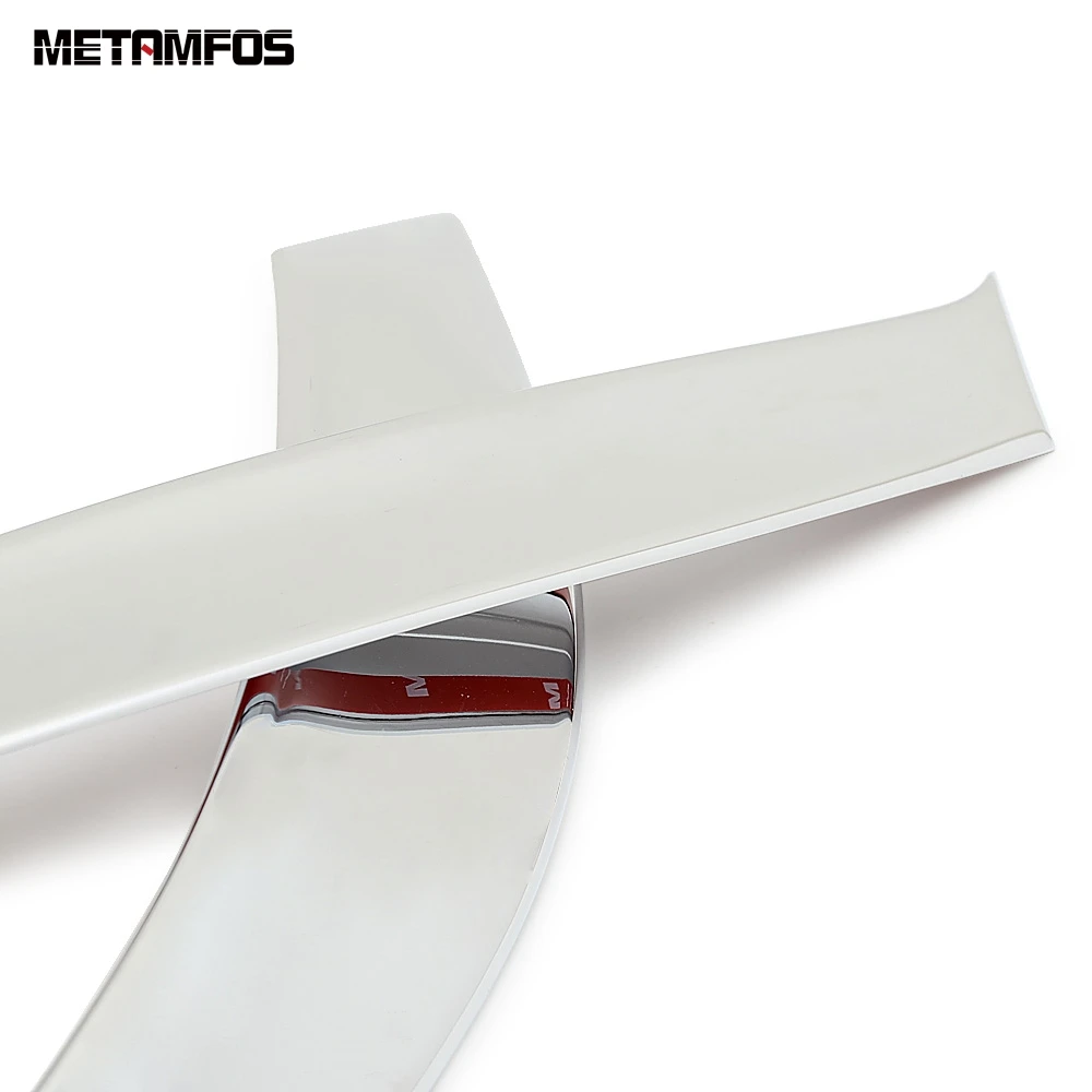 Хромированная накладка на задний бампер для Toyota RAV4 RAV 4 2016 2017 заднюю панель литья